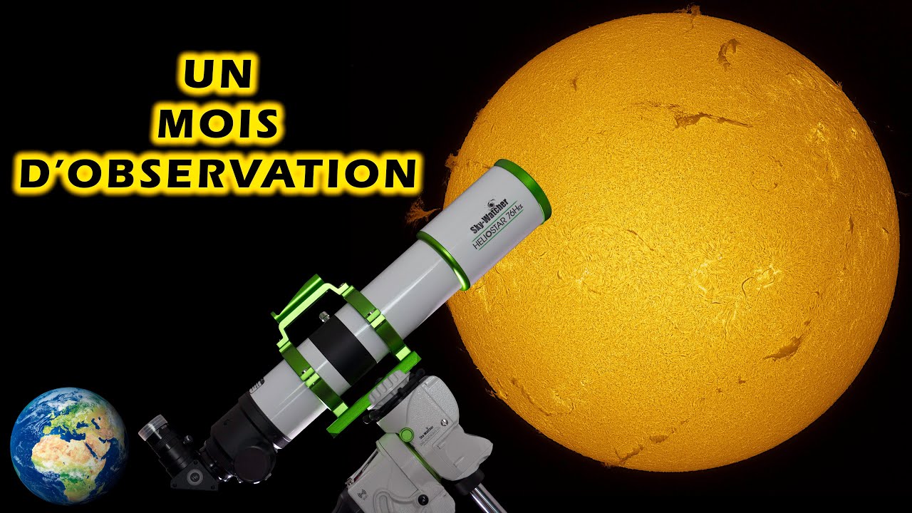 Voyage vers notre étoile, le Soleil avec l'Heliostar 76 Ha☀️