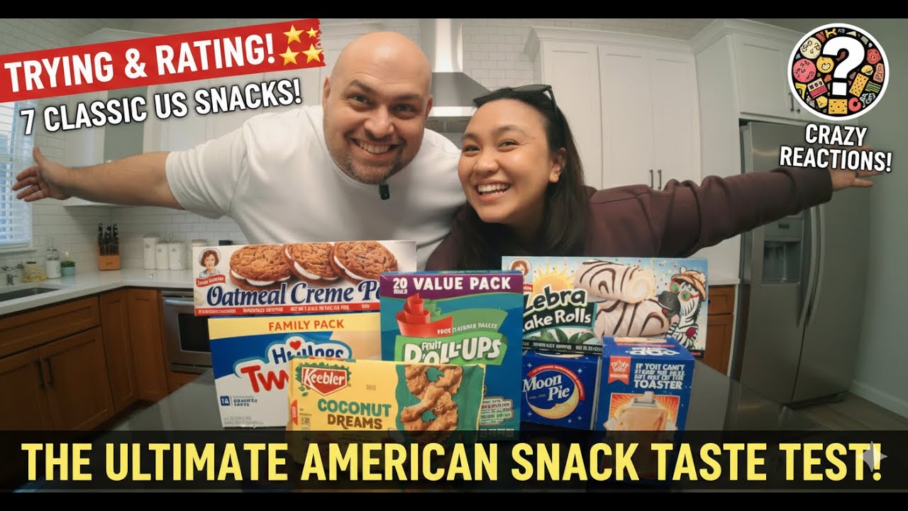 Trying American Snacks for the First Time | Filipina In USA
