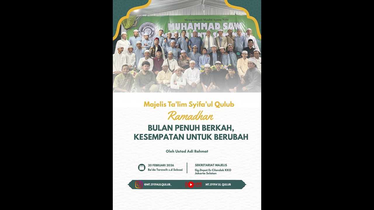 🔴 LIVE Majelis Syifa'ul Qulub || Rutinan Malam Sabtu