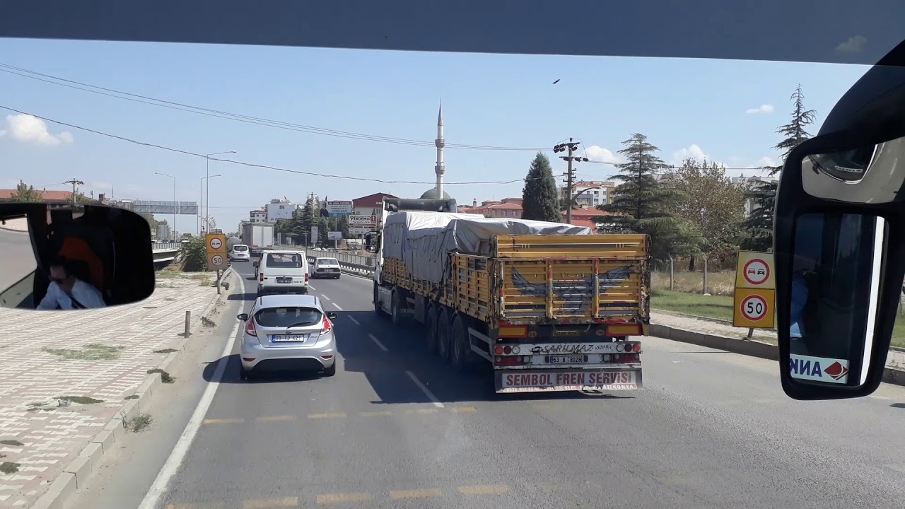 Izmir Turgutlu uşak  yolu 15 09 2018 cumartesi