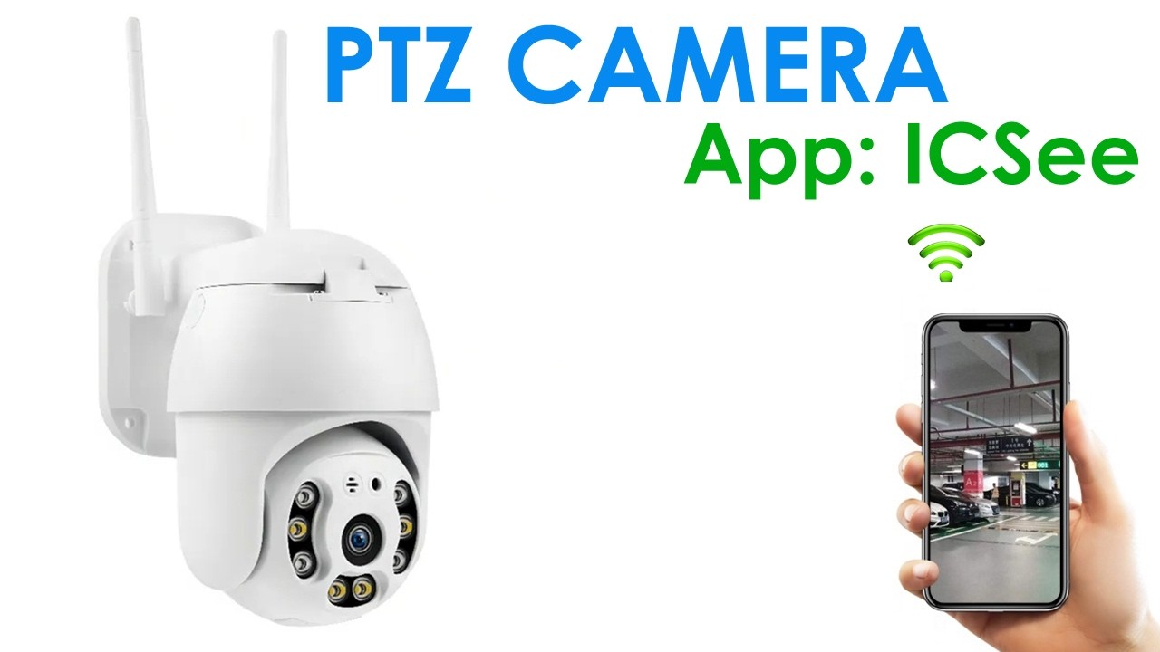 TECHNOVIEW Wifi Ptz Camera, App Name:  ICSEE , Setup Demo Video How to Use