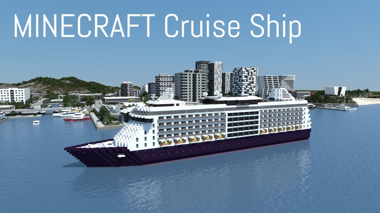 Minecraft Cruise Ship (full interior) + Download