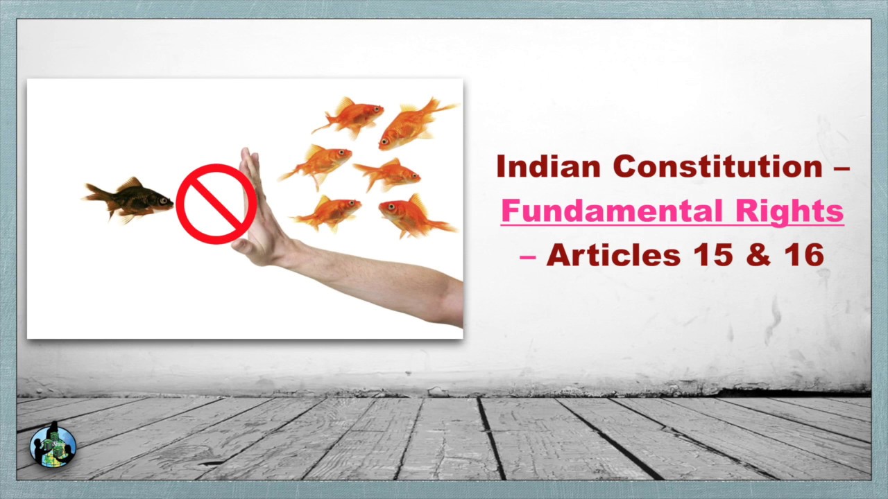 Fundamental Rights – Articles 15 & 16