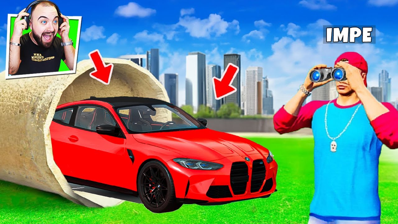 VARAO SAM I SAKRIO BMW NA NAJJAČE MJESTO U GTA 5!! 🤣🚗🔥 (Impe još traži auto?!)