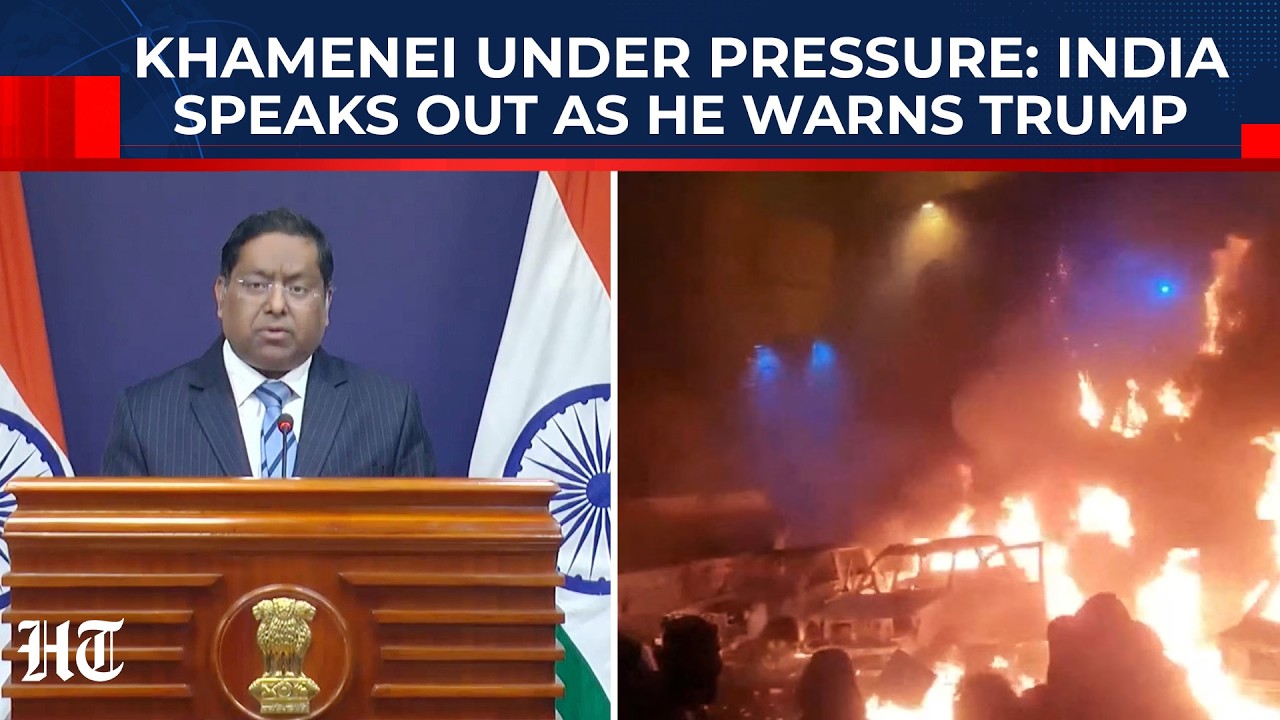 India Issues First Statement As Streets Erupt In Iran, 'Angry' Khamenei Fires Warning At Trump