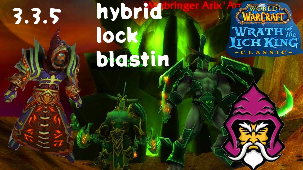 👏Hybrid Lock (Insane Execute) Wrath Classic Warmane Full Phase 1 BIS gear 3.3.5 Maex