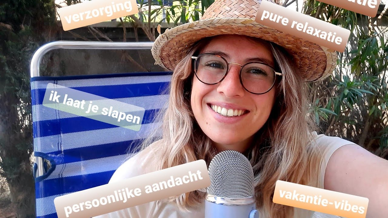 DUTCH ASMR: IK NEEM JE MEE NAAR HET PARADIJS VAN RELAXATIE!!!(IMPROV)