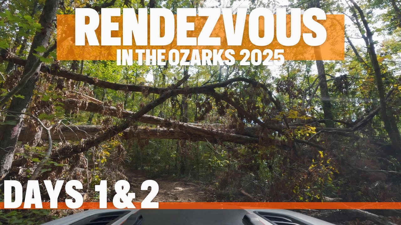 Rendezvous In The Ozarks  Days 1 & 2.   #automobile #jeep #offroad #4x4 #nature #arkansas