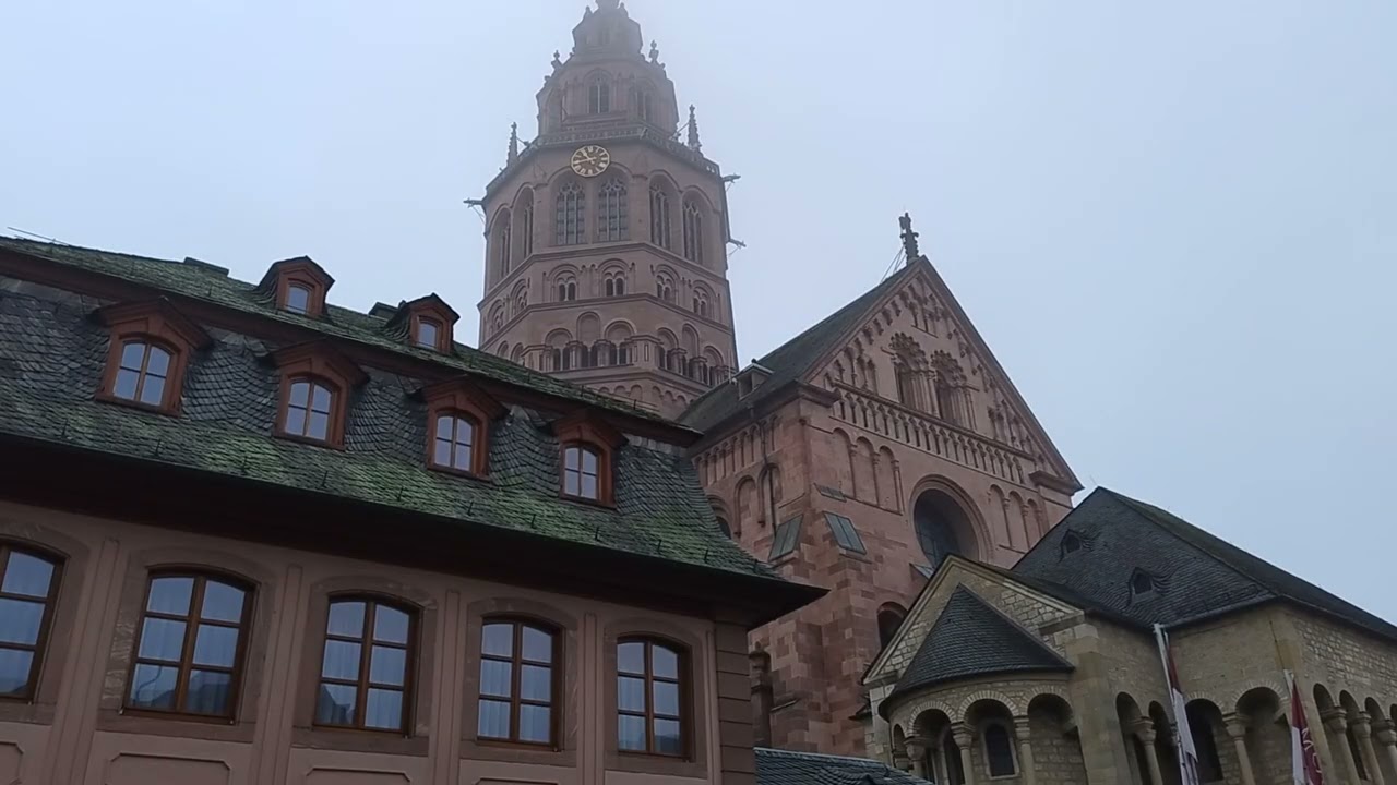 Mainzer Dom im Nebel - Februar 2026