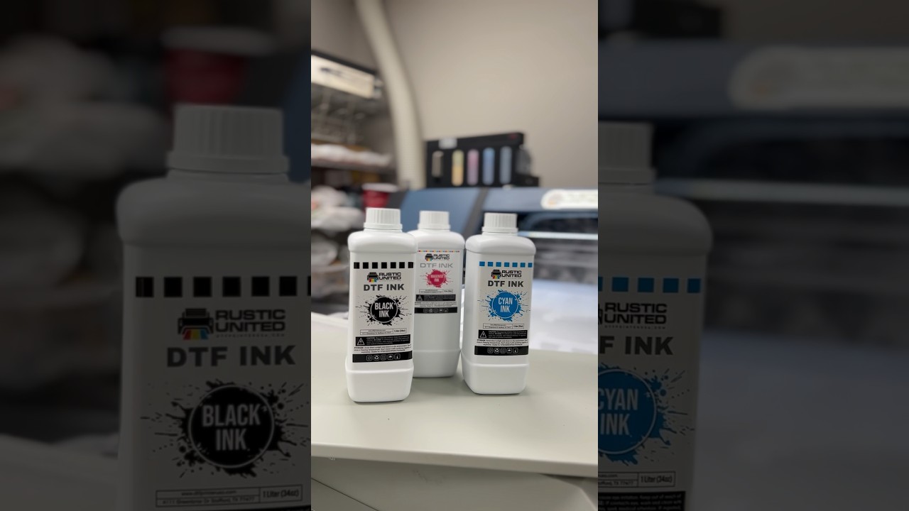 Best DTF INK for high quality prints 🎉 #heatpressmachine #heatpressprinting #dtfsupplier #dtf