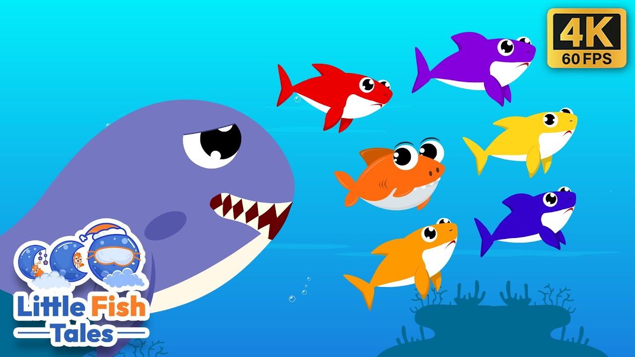 The Fish Go Swimming | Baby Shark Version | Little Fish Tales | #babyshark