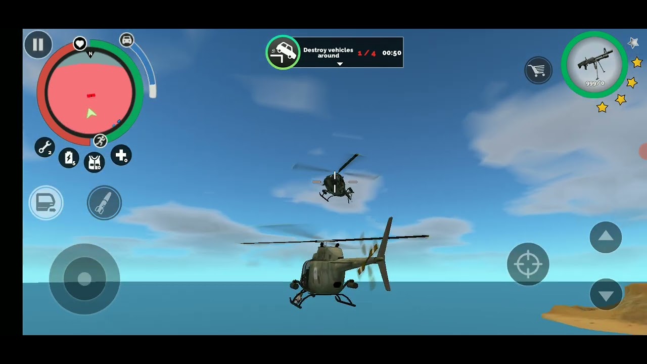 Helicopter vs tank fight seen vs animi