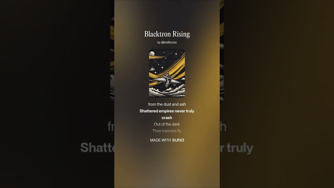 BTSF Bricks Music - Blacktron Rising