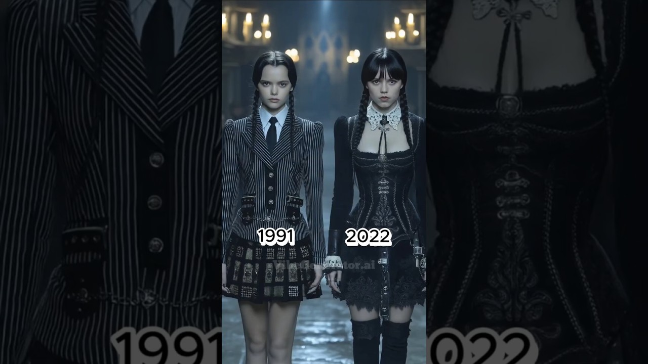 Wednesday Characters Then and Now &ndash; Wednesday, Morticia, Thing, Gomez & More! #Wednesday #Addams