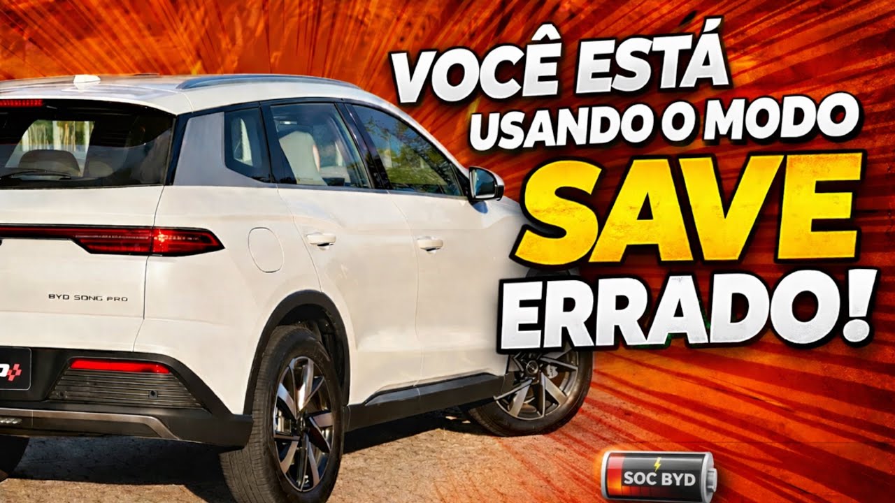 Modo SAVE ou AUTO? Como ECONOMIZAR com o #BYD Song Pro 2026