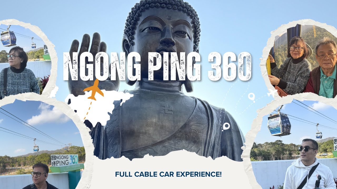 Ngong Ping 360 Cable Car Experience 🇭🇰 Hong Kong Travel Guide | Lantau Island Adventure