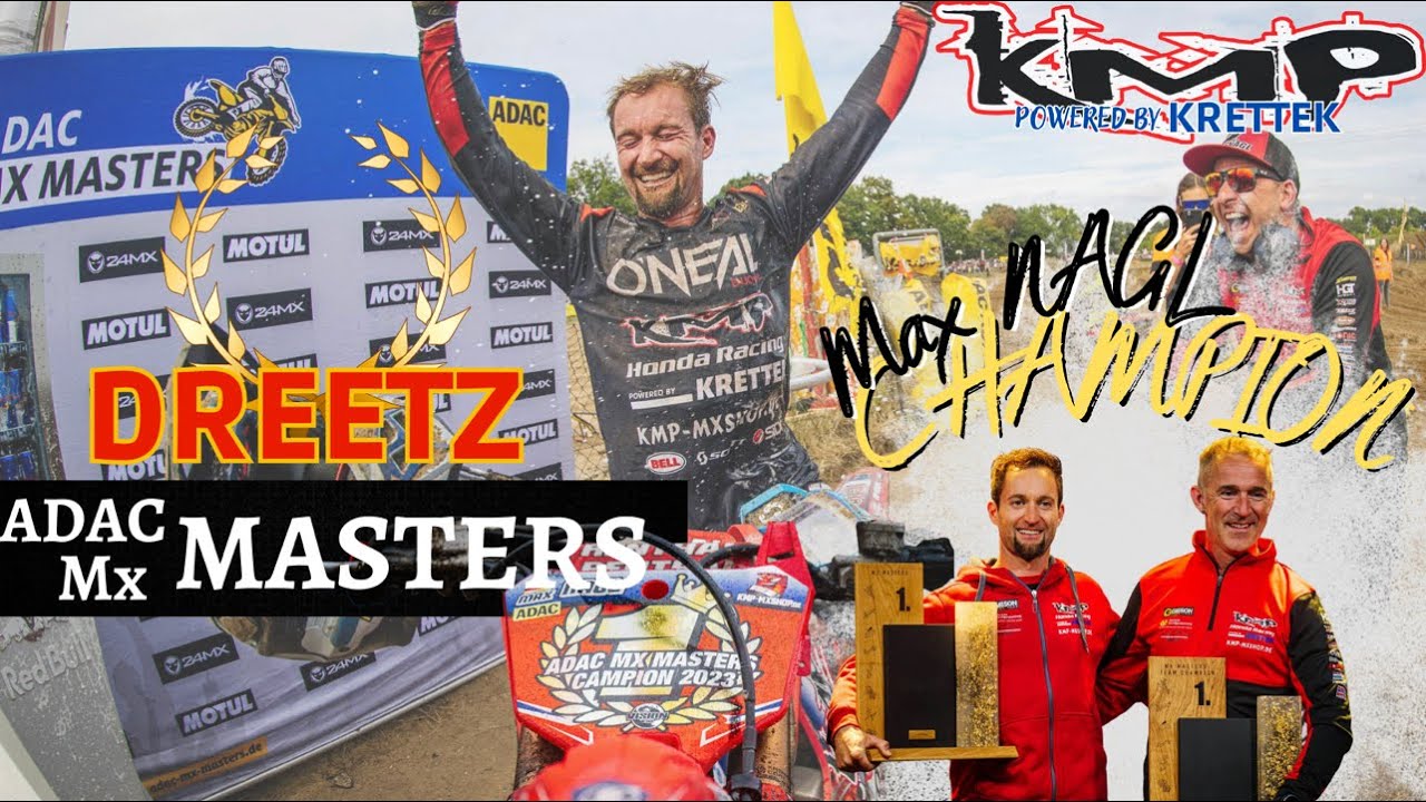 WE ARE CHAMPIONS - KMP-HONDA-RACING Powered by KRETTEK Last Race Dreetz ADAC Mx Masters 2023