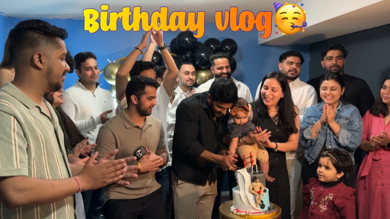 Birthday party🥳| Our Canadian family🇨🇦| Full masti dance party🥳| Life in Canada🇨🇦