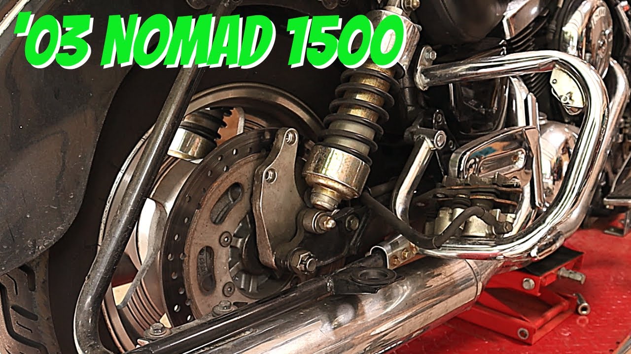 03 Nomad Rear Wheel Removal and Tire Change