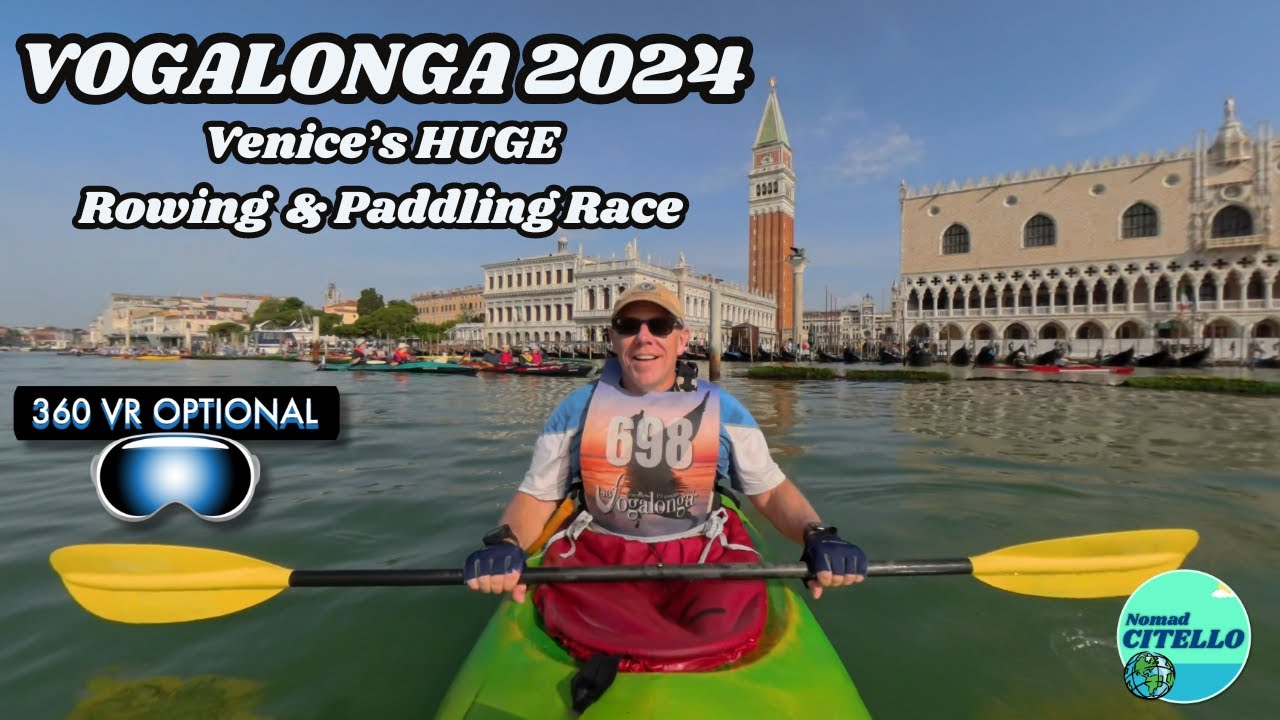 Vogalonga 2024 - Huge Paddling & Rowing Race in Venice, Italy - 360VR Optional