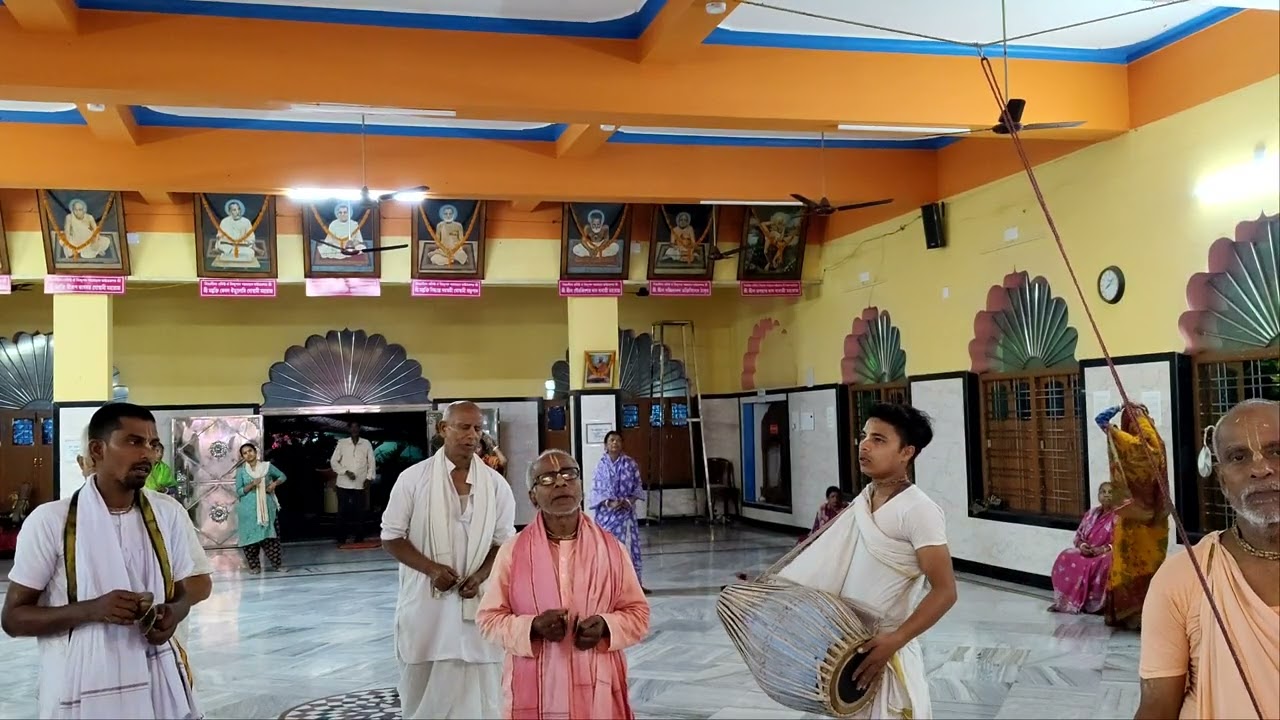 March 16, 2026 दर्शन आरती  श्री प्रपन्नाश्रम गौड़ीय मठ || अमलाजोरा, बर्धमान .