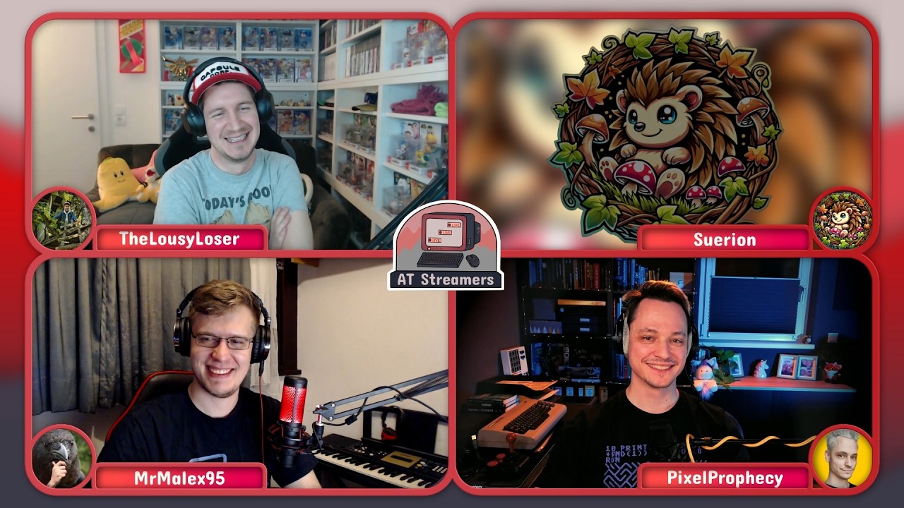 ATSCast Folge 3 - TheLousyLoser, Suerion, Mrmalex95 & Pixelprophecy (Retro Gaming)