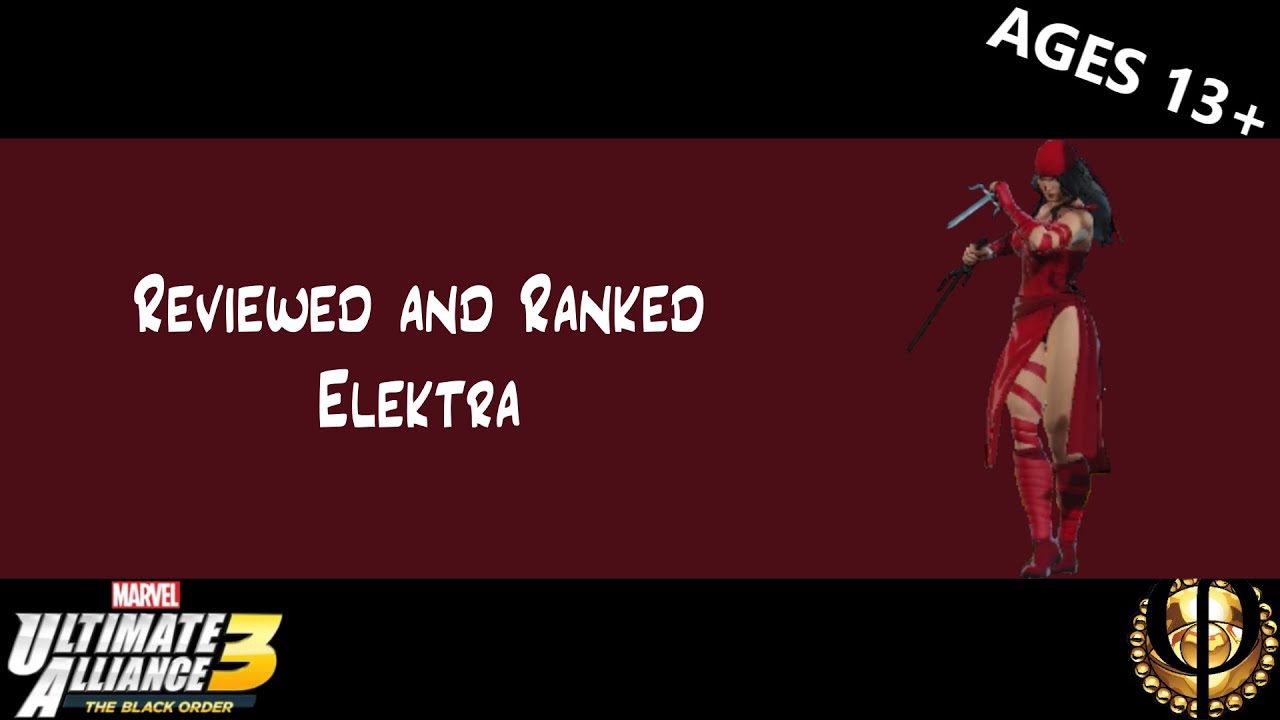 Reviewed and Ranked: Elektra - Ultimate Alliance 3