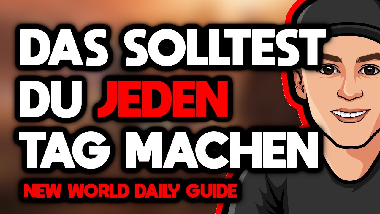 Diese Dinge solltest du JEDEN TAG in New World machen || New World Daily Guide || moo_de