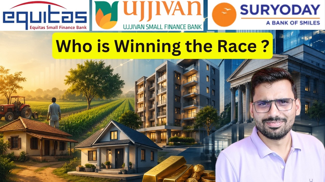 Equitas vs Ujjivan vs Suryoday Small Finance Bank 🔥 Who is Winning the Race? 📈