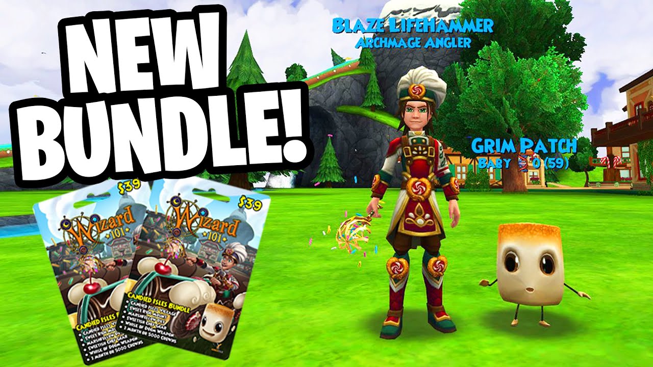 Wizard101: THIS HOUSE IS AMAZING!! - NEW Candied Isles Bundle