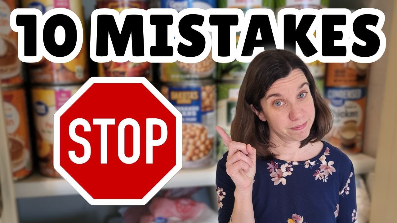 10 BIG Stockpiling Mistakes (I Used to Do These Too!)