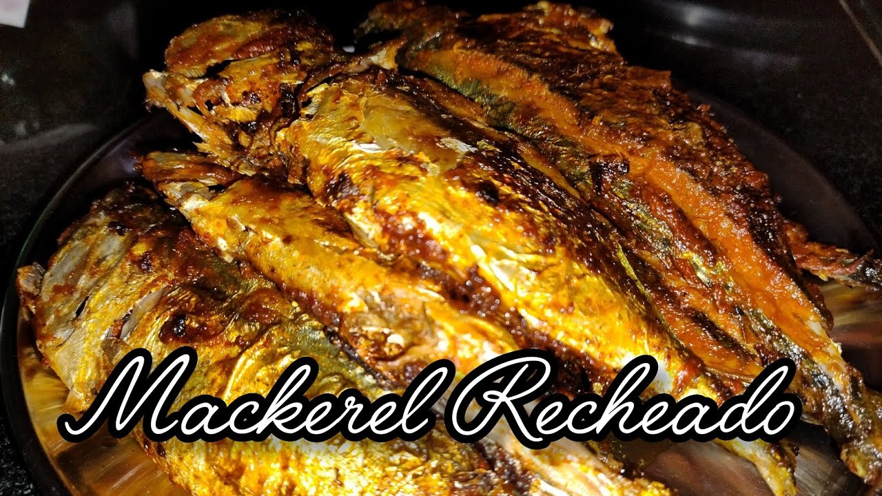 Goan Mackerel Recheado Fry | Bangda Recheado Fry | Fried Stuffed Fish 