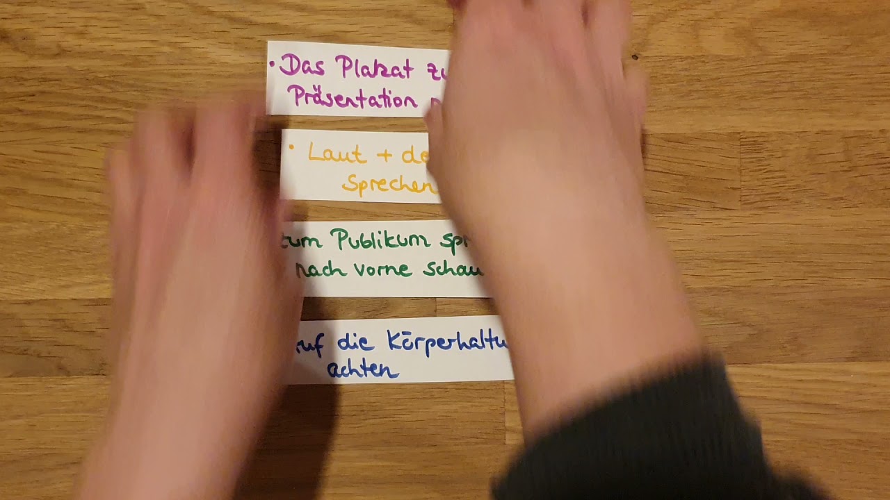 Wie halte ich ein Referat? / Wie mache ich eine Pr&auml;sentation?