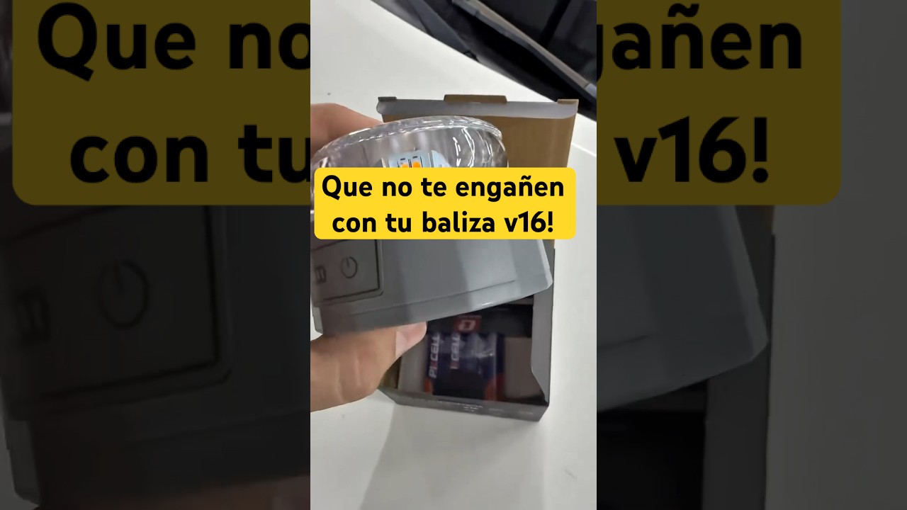 Que no te enga&ntilde;en con tu baliza v16! Homooogada! Www.bikerandcardetailing.es