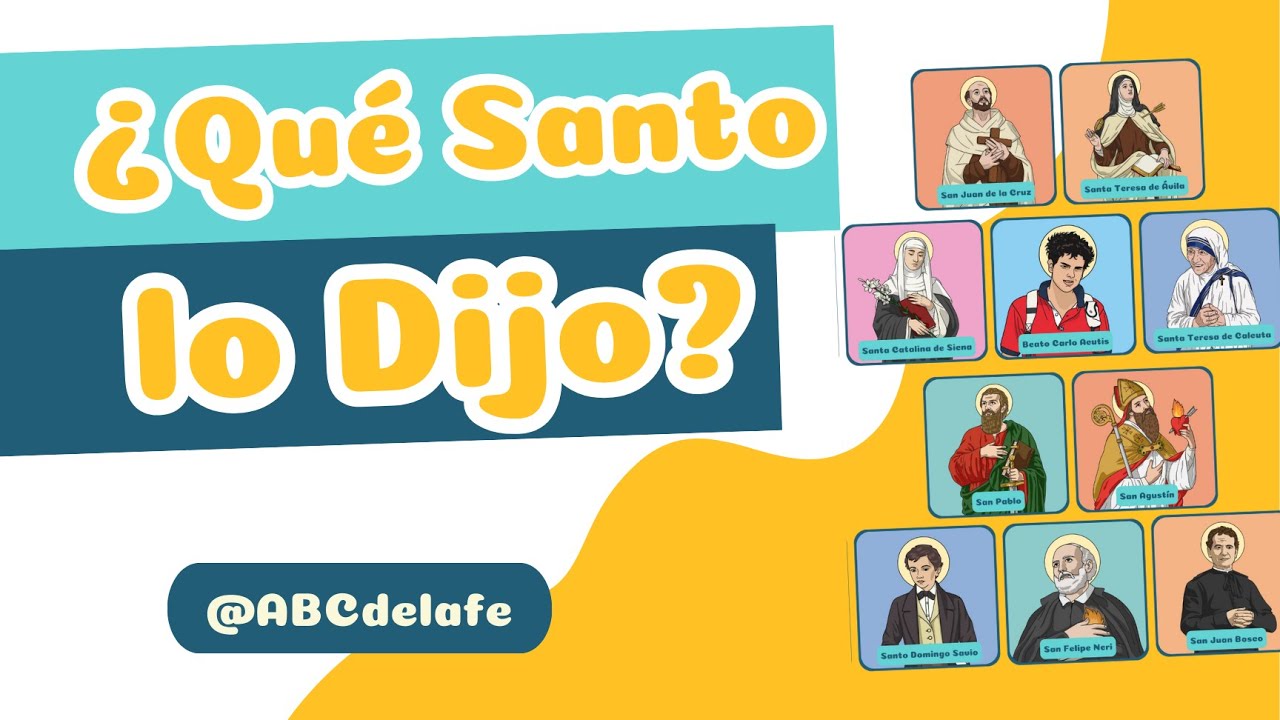 Trivia Católica: ¿Qué Santo Celebramos Hoy y Quién Dijo la Frase? | ¡Juega y Aprende!
