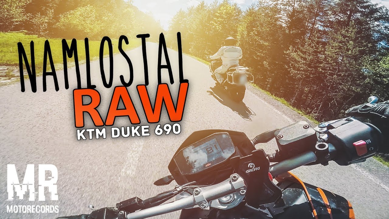 Fast Namlos Run ✔ | KTM 690 Duke RAW | ext. Mic | MR