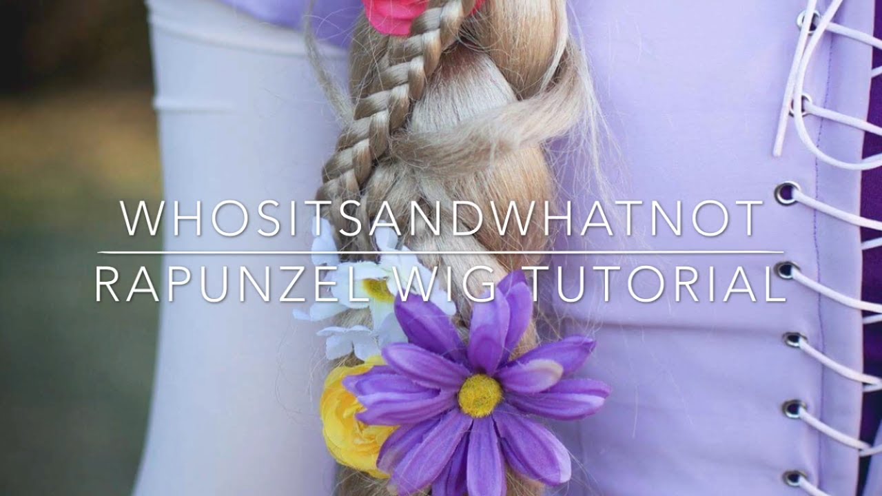 Rapunzel wig tutorial