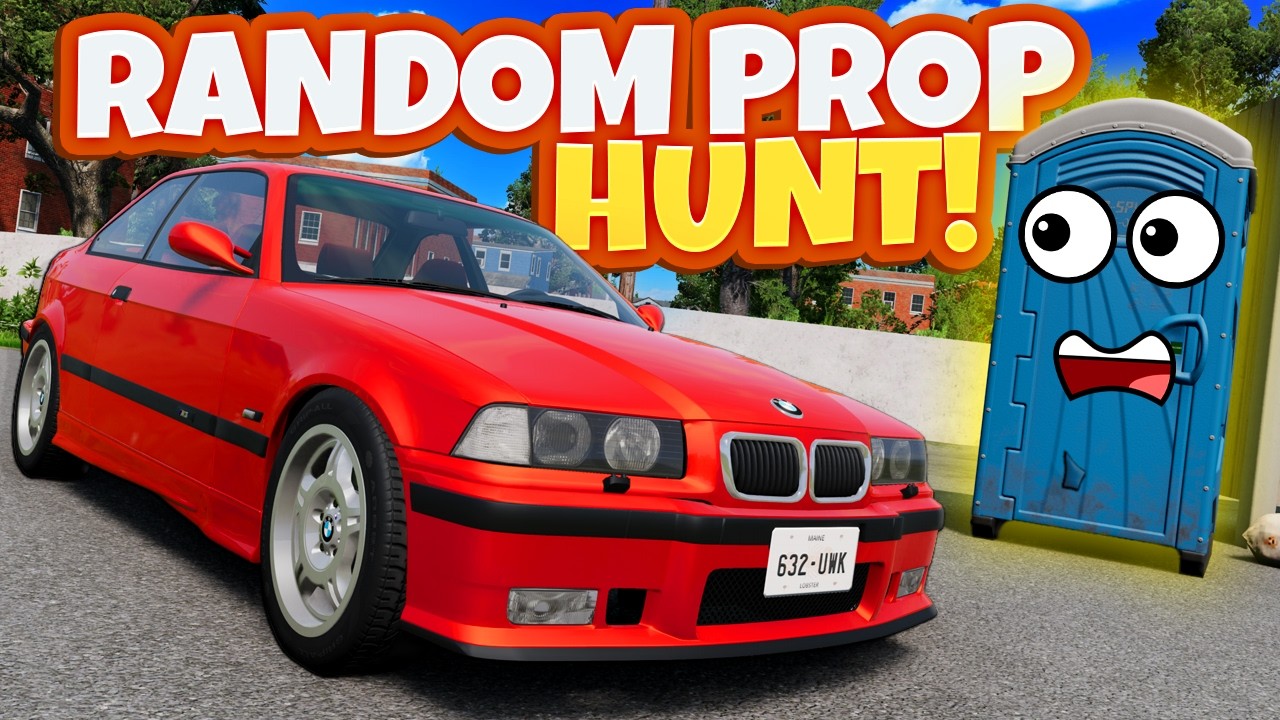 We Made Random Prop Hunt WAY Harder in BeamNG Drive Mods!