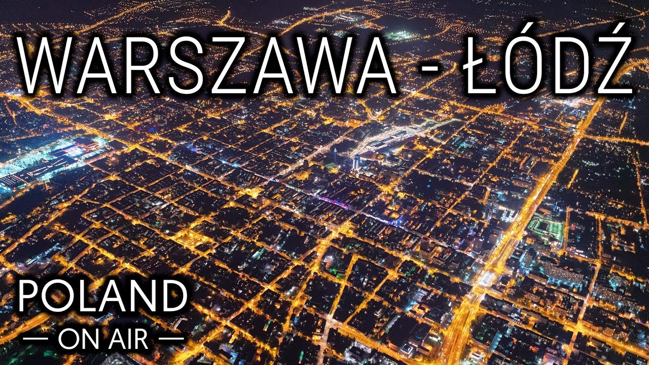 Nocny lot Warszawa - Łódź | POLAND ON AIR by Maciej Margas & Aleksandra Łogusz