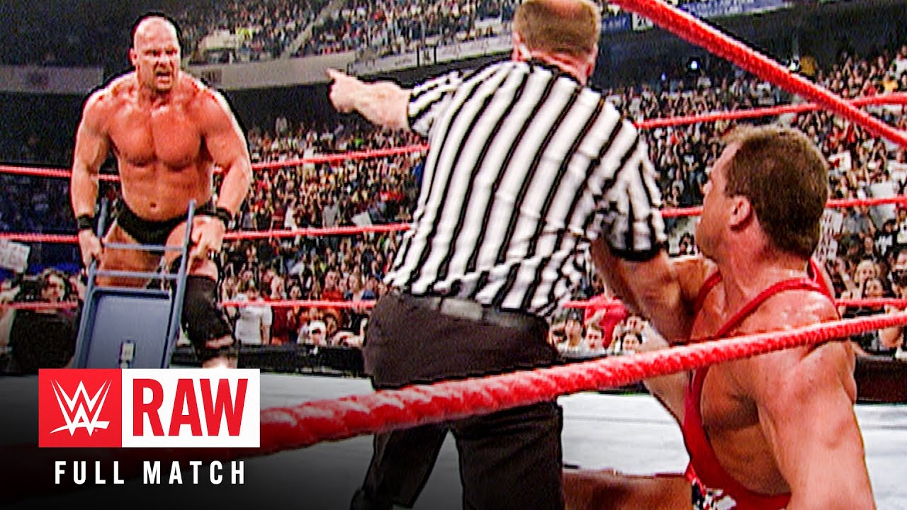ПОЛНЫЙ МАТЧ — «Ледяная Глыба» Стив Остин против Курта Энгла: Raw, 28 января 2002 г.