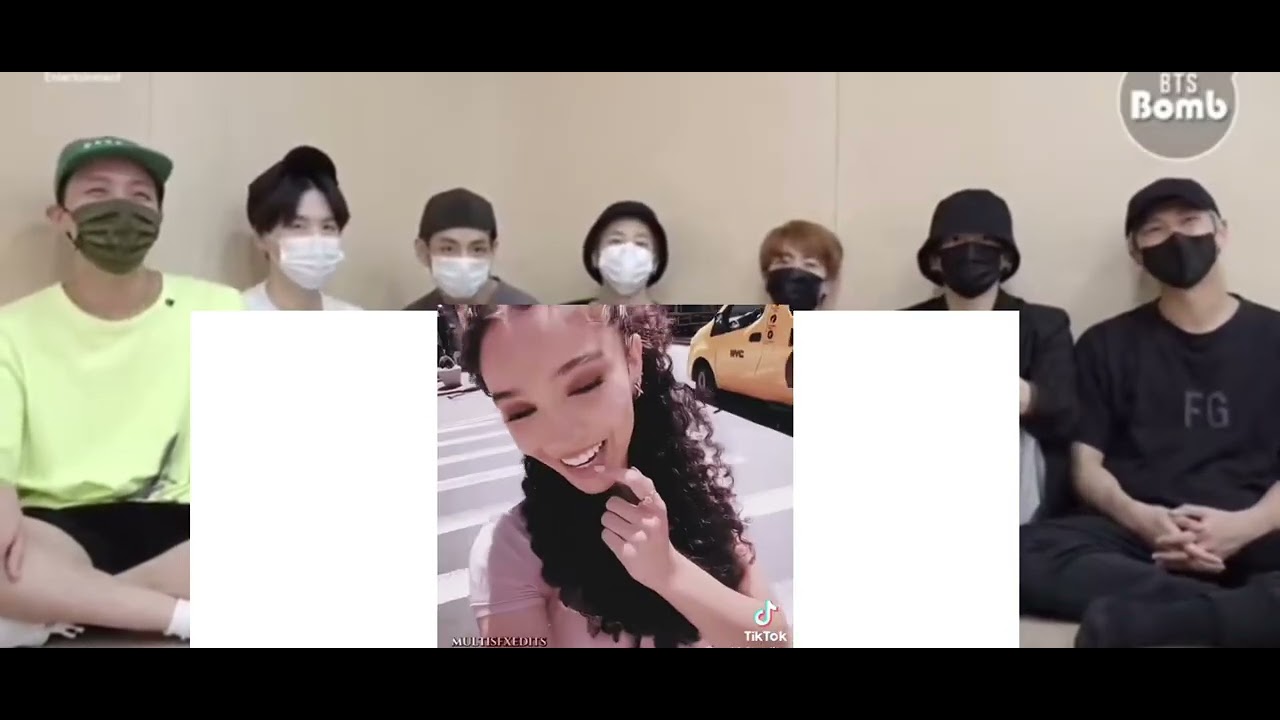 Bts reaction to Malia and Malachi love triangle moments I found on Tiktok pt 2 (fake reaction) 