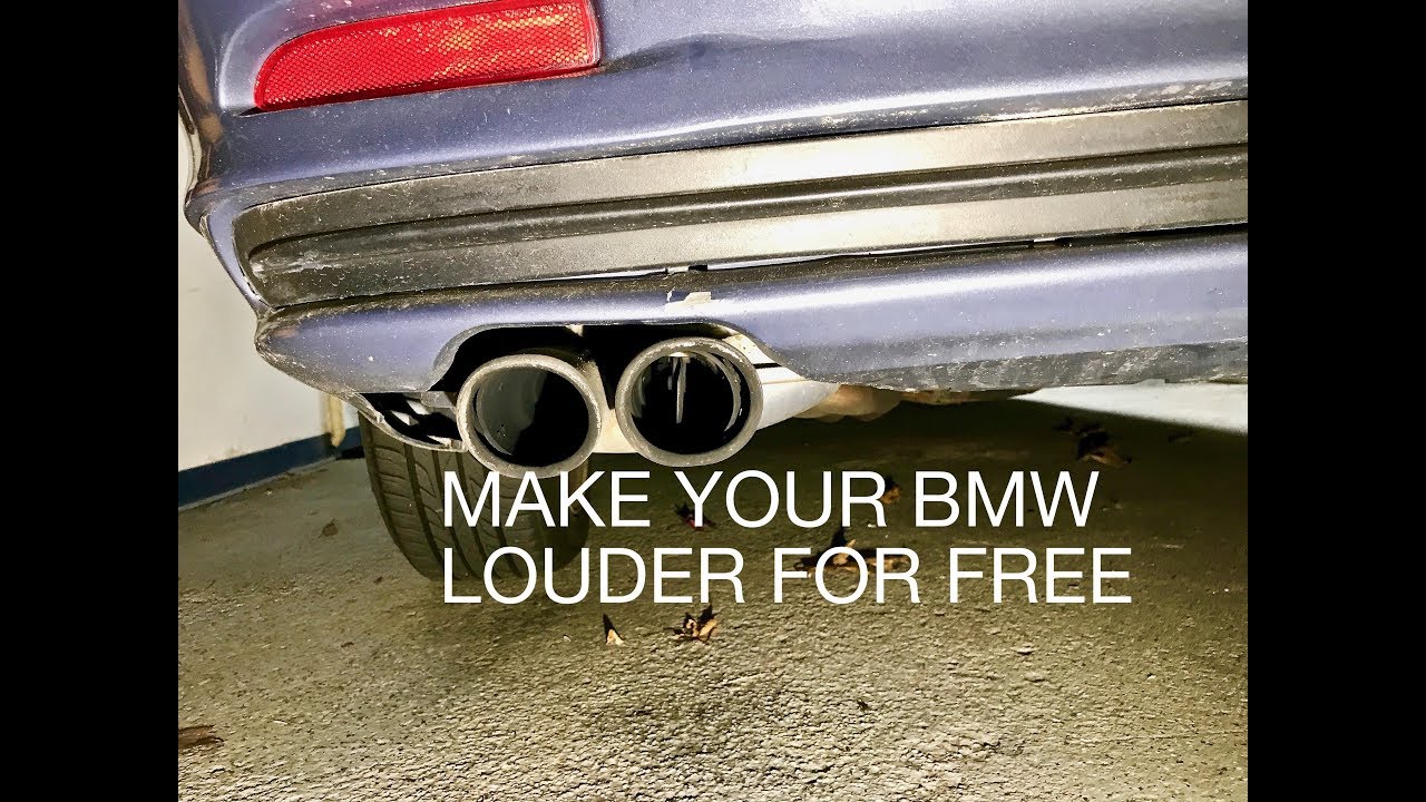 Make Your BMW e46 Louder For Free - Butterfly MOD