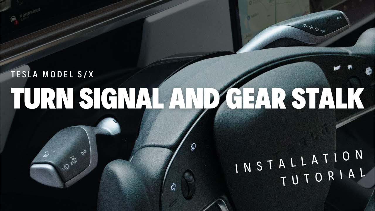 Turn Signal & Gear Stalk Installation Tutorial | Tesla Model S & X | EVOffer
