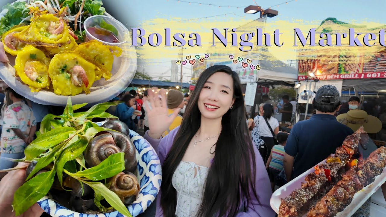 VLOG Chợ đêm hè người Việt ở Phước Lộc Thọ Little Sài Gòn, California 🌙🍢🎶