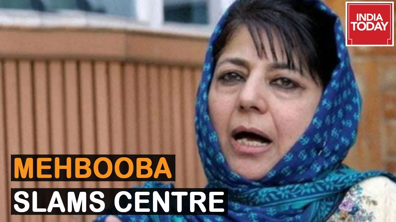 Mehbooba Mufti Slams Centre's Decision To Deploy Security Forces In J&K