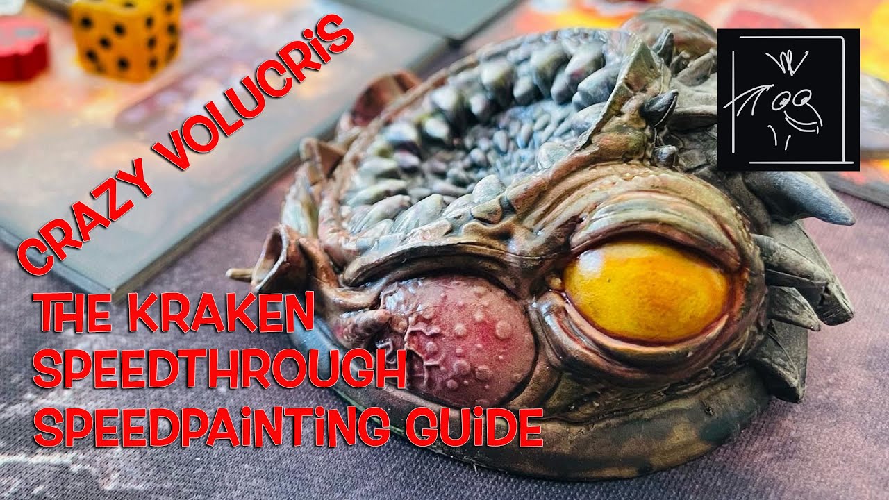 Dead Men Tell No Tales - The Kraken Expansion - SpeedThrough - Speedpainting Guide for the Kraken.