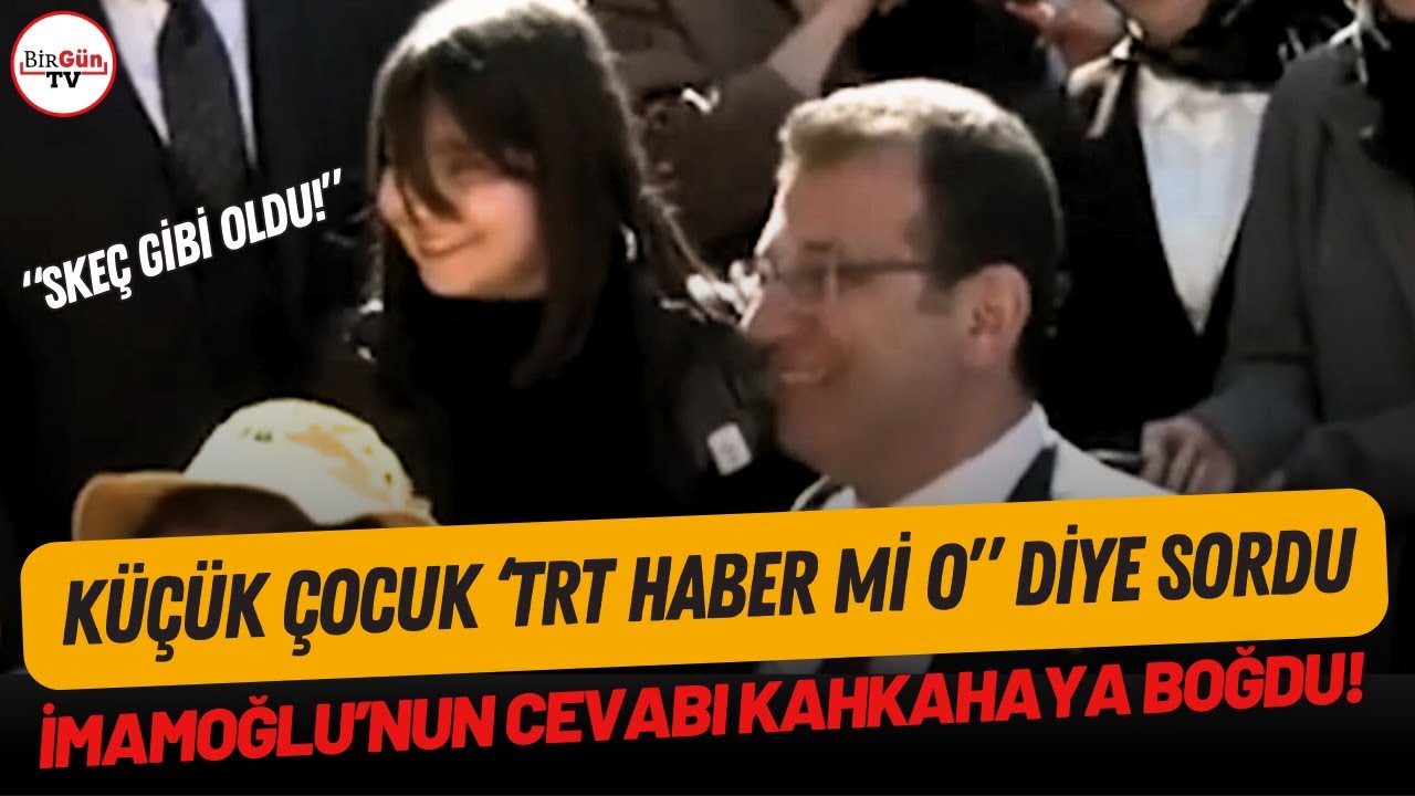 İmamoğlu ve küçük çocuk arasındaki diyalog kahkaha attırdı! 