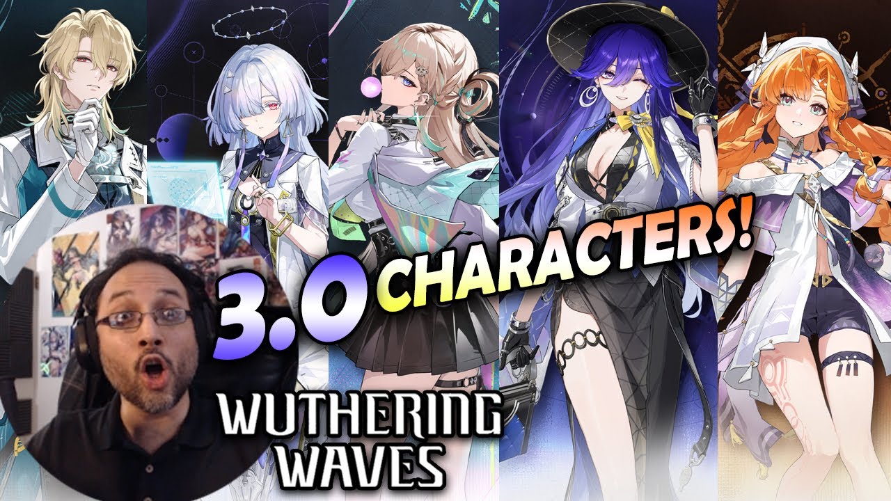 Тизер Wuthering Waves 3.0! Новые персонажи из Лахай-Рои выглядят стильно! | VB Reacts