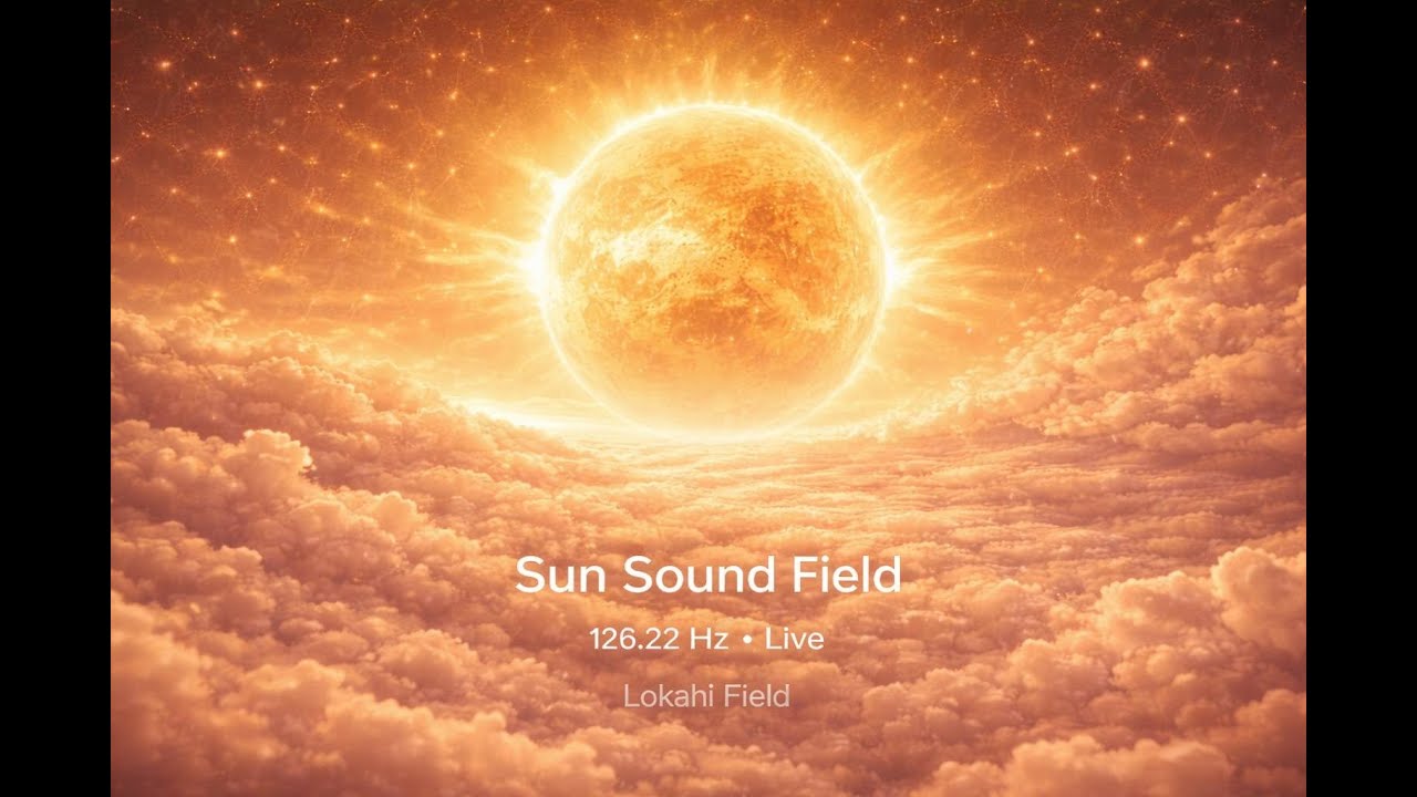 Sun Sound Field 126.22 Hz | Planetary Harmonic Field | Deep Meditation & Focus Ambient Audio | LIVE