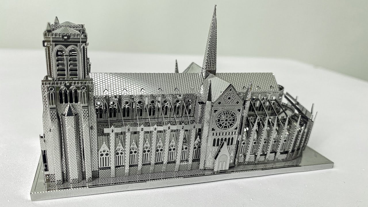 Building Notre Dame Cathedral in Paris by Metal